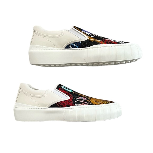 NEW Men’s Fendi x Noel Fielding Force Slip-On Sneaker size 9 UK Limited Edition - Picture 4 of 15
